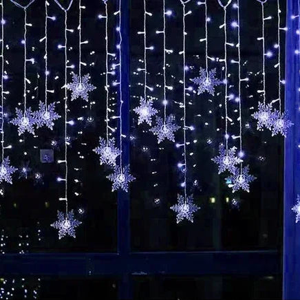 Curtain Snowflake Lights