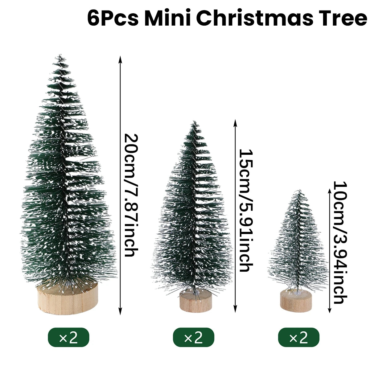 Mini Wooden Christmas Tree