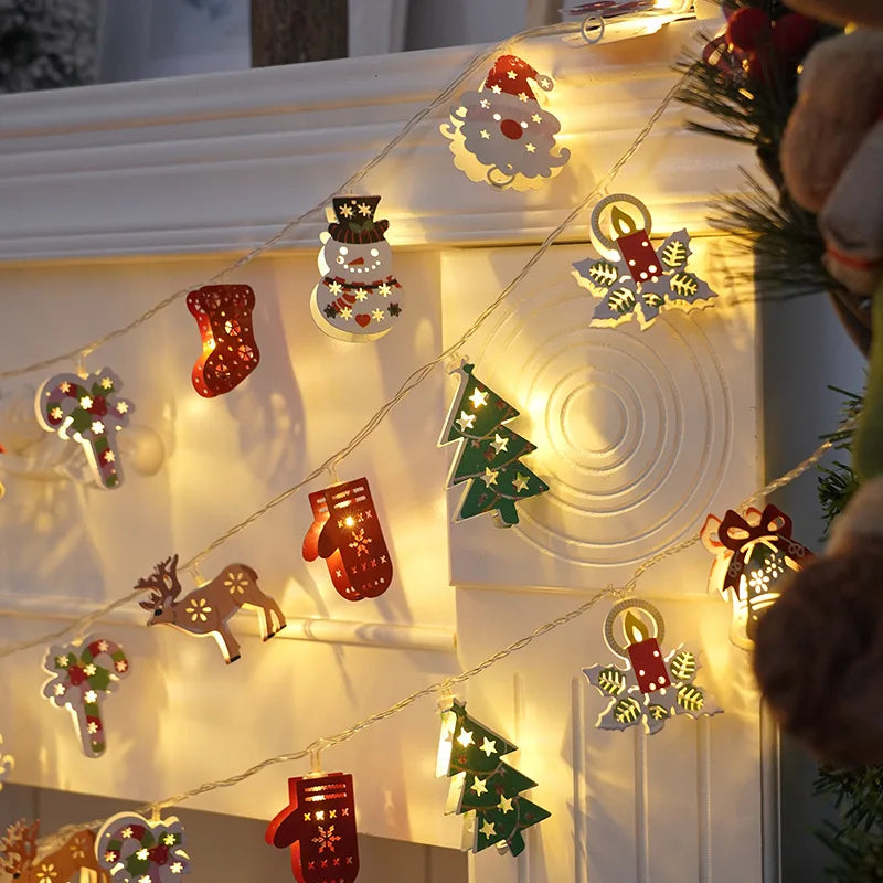 Deer Snowflake Lights