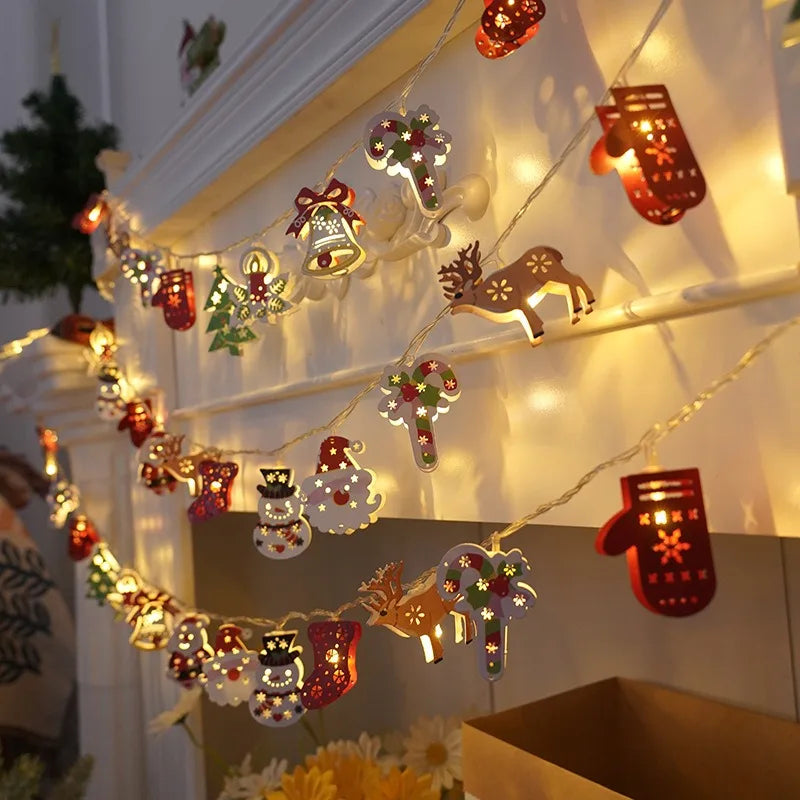 Deer Snowflake Lights