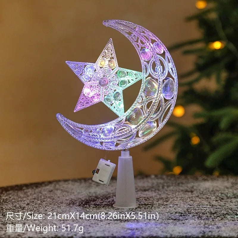 Golden Christmas Star Light