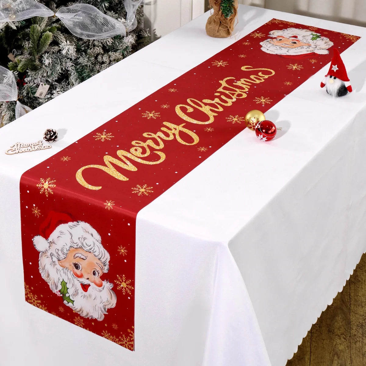 Santa Claus Table Runner