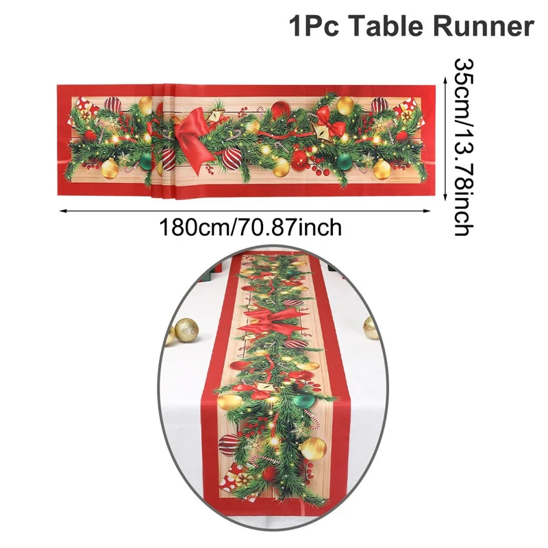 Santa Claus Table Runner
