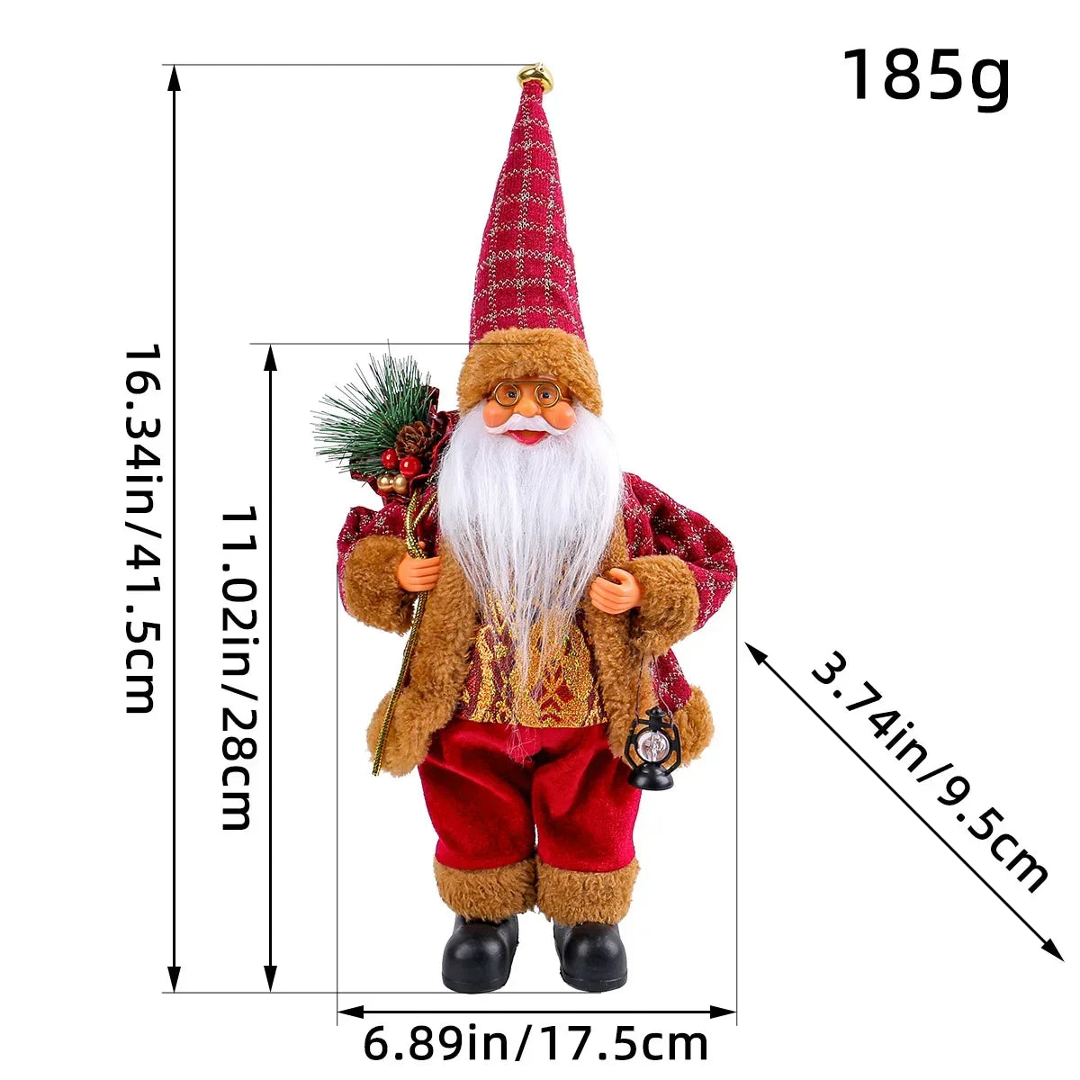 Santa Claus Plush Figurine