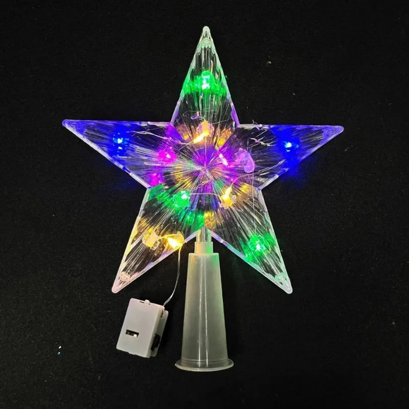 Golden Christmas Star Light