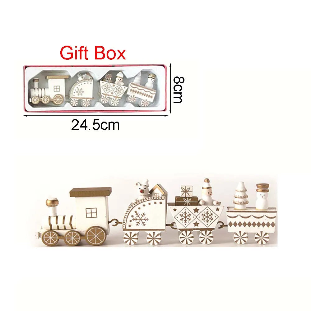 Christmas Wood Train