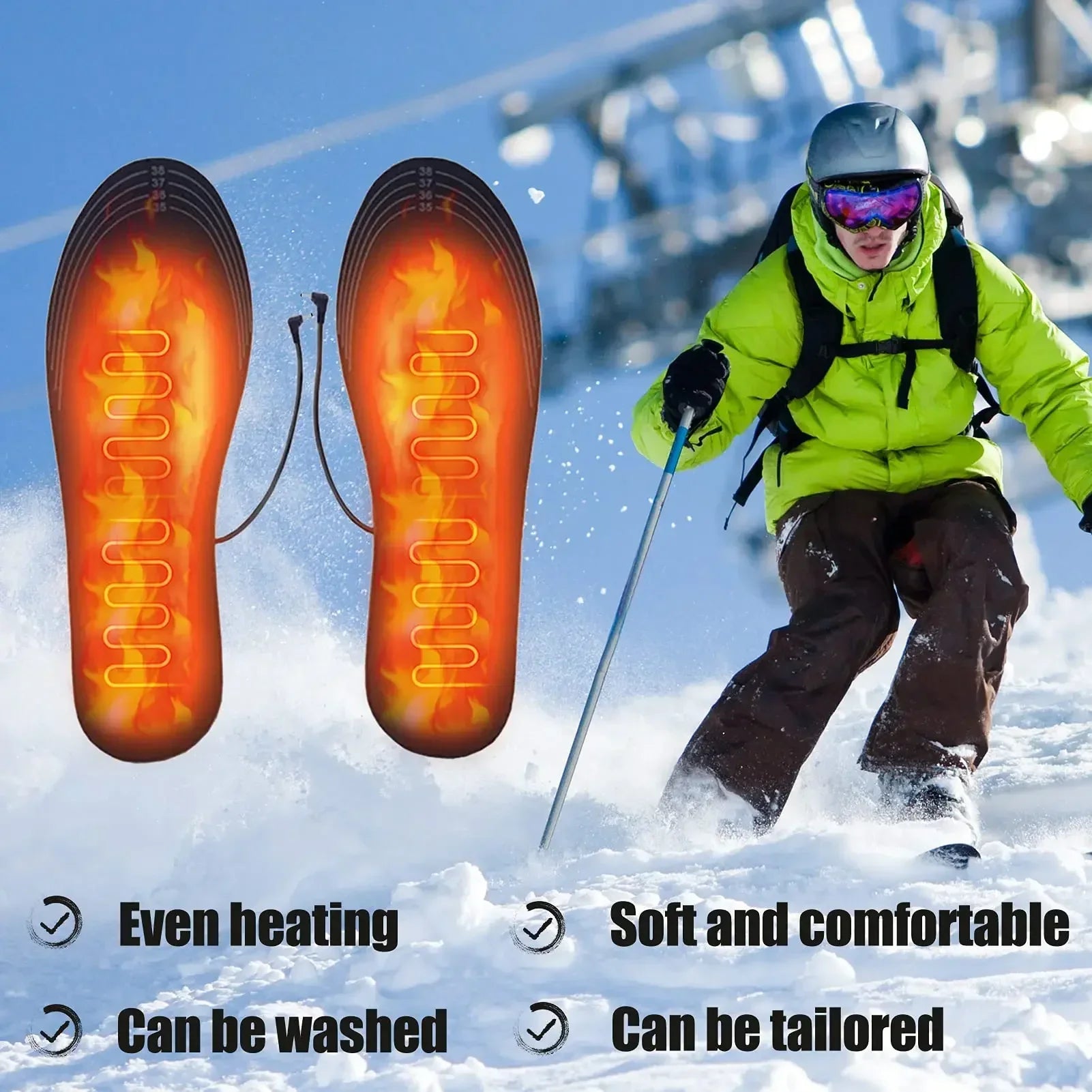 Heated Insoles USB