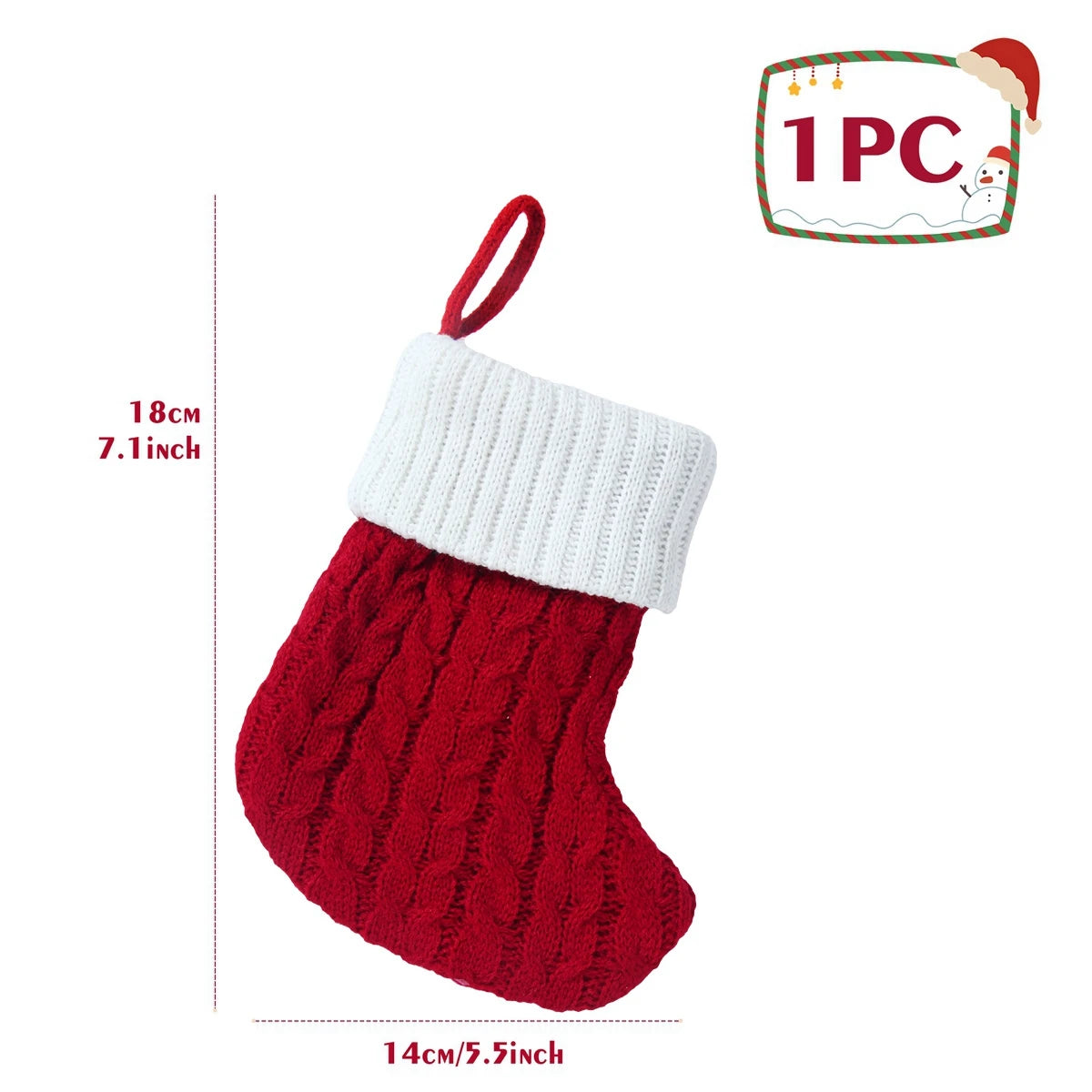 Socks Knitting Snowflake Letter