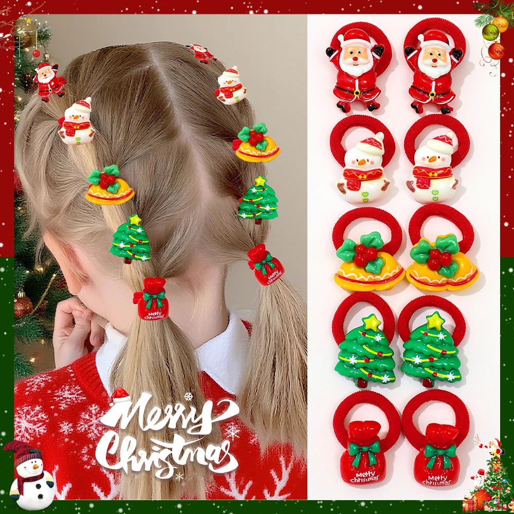 Christmas Hair Ties