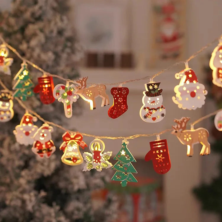 Deer Snowflake Lights