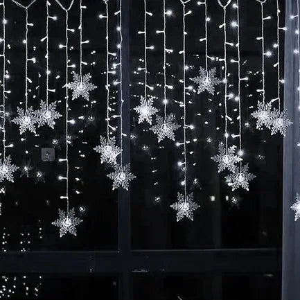 Curtain Snowflake Lights