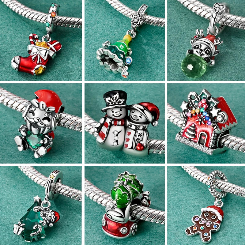 925 Sterling Silver Pendants for Bracelets