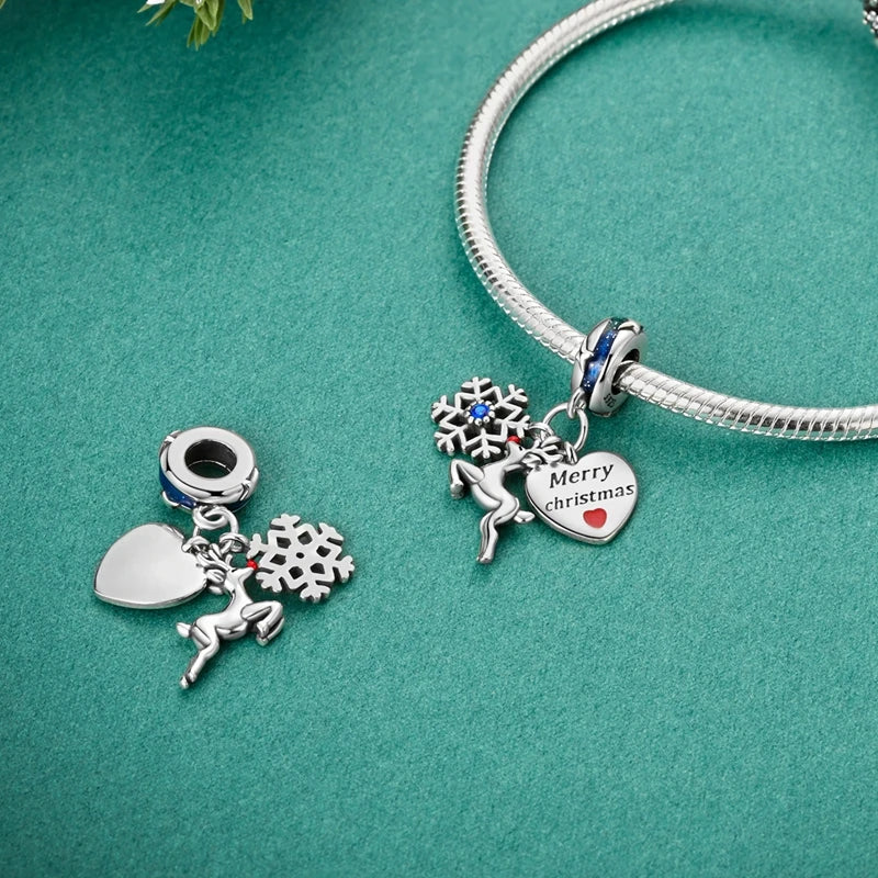 925 Sterling Silver Pendants for Bracelets