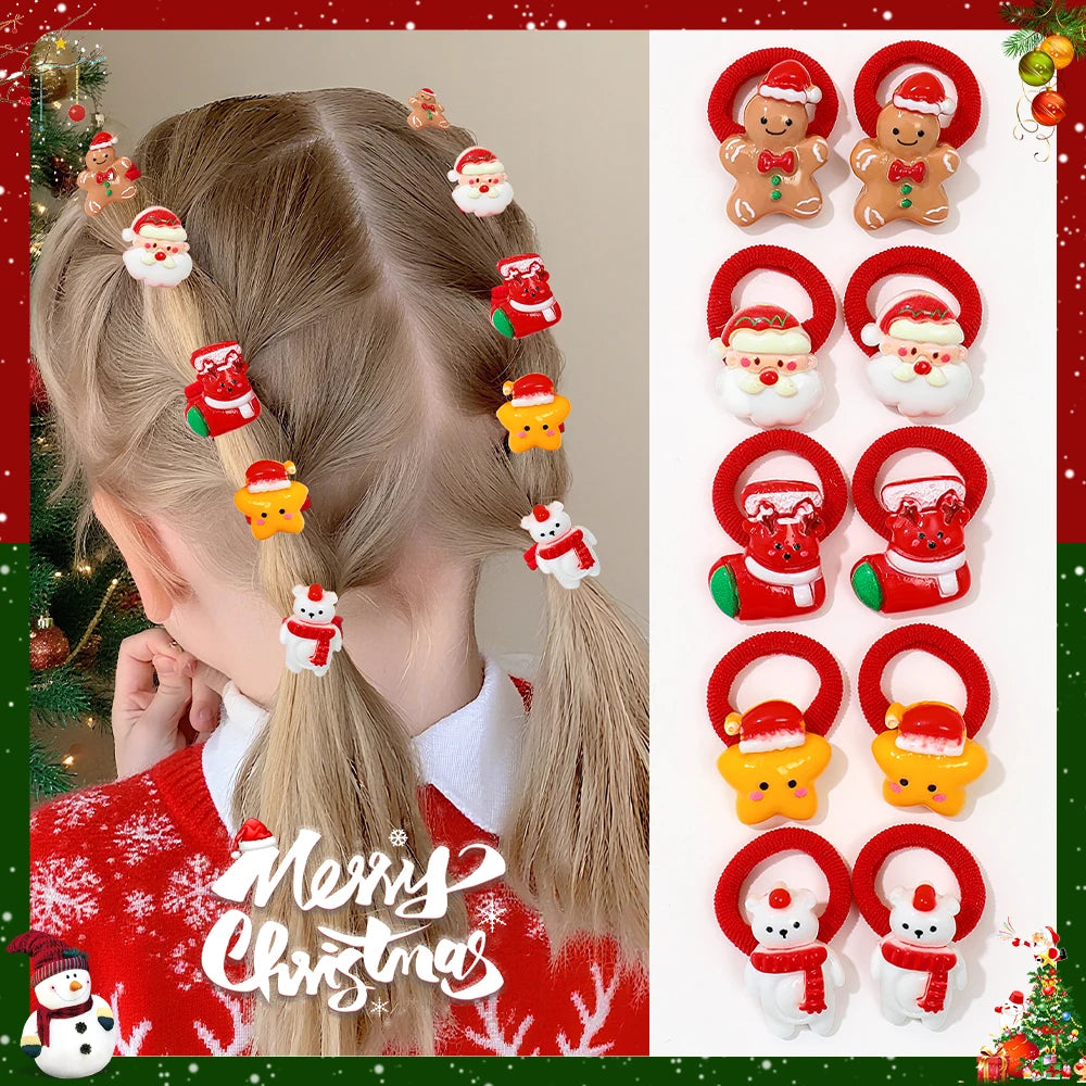 Christmas Hair Ties
