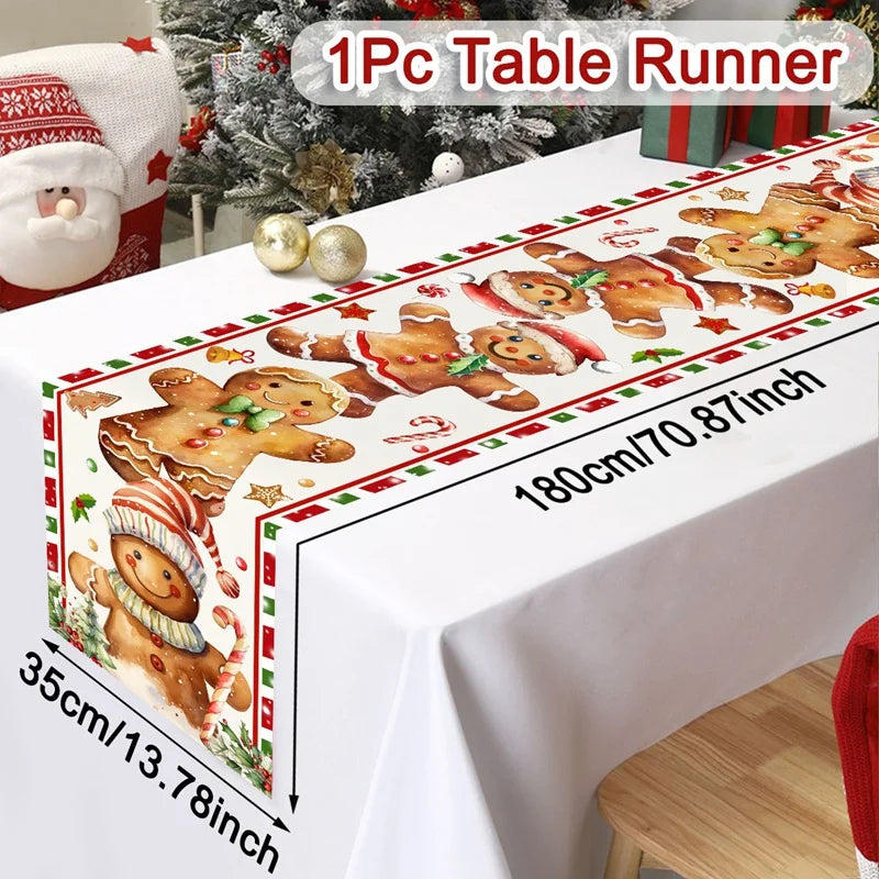 Santa Claus Table Runner