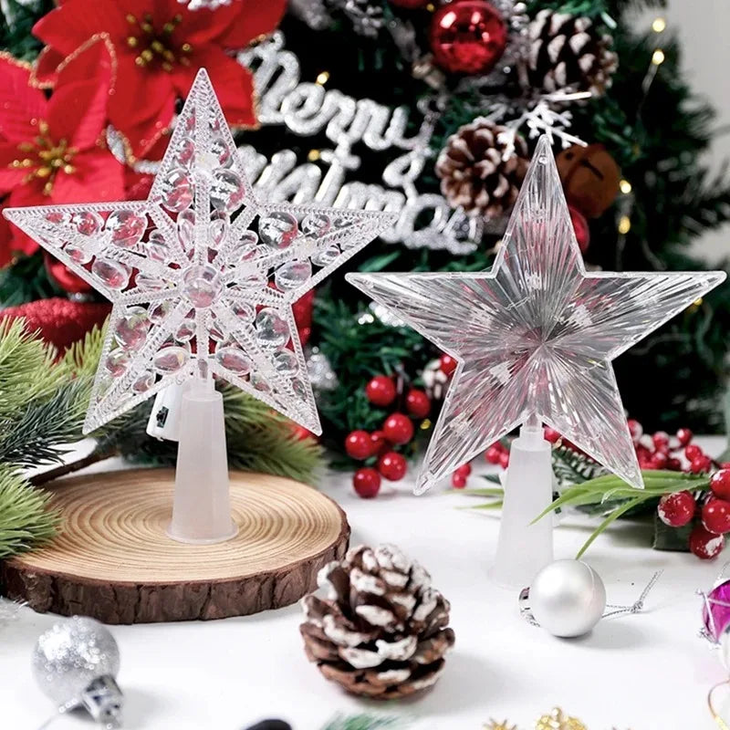 Golden Christmas Star Light