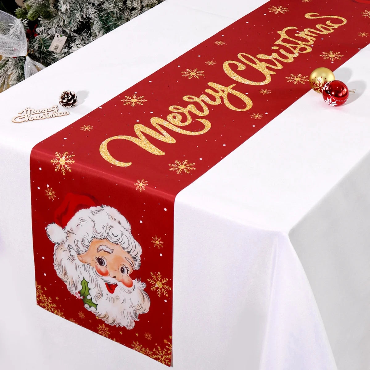 Santa Claus Table Runner