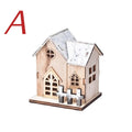 Light-Up Wooden Cabin