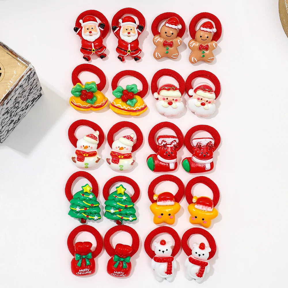 Christmas Hair Ties