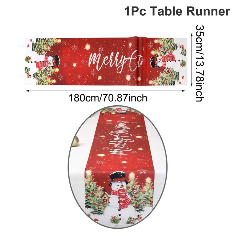 Santa Claus Table Runner