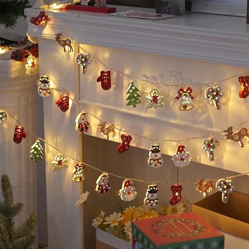 Deer Snowflake Lights