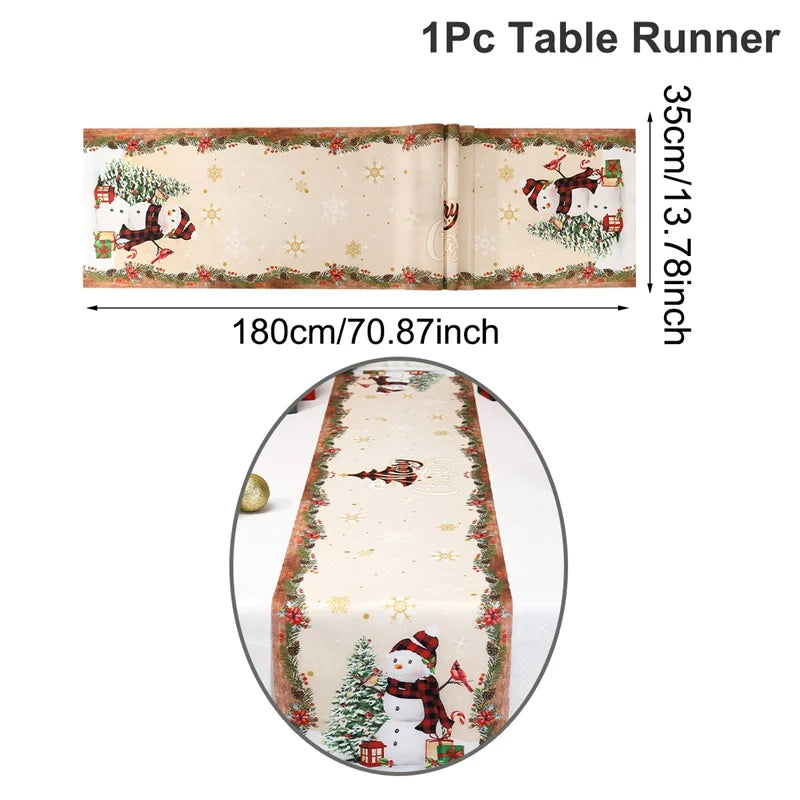 Santa Claus Table Runner