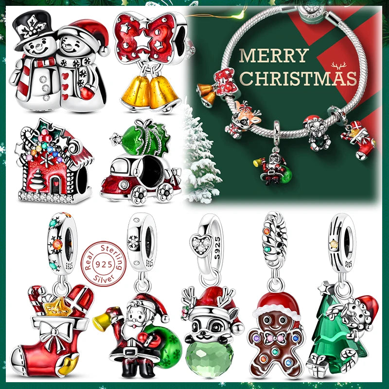 925 Sterling Silver Pendants for Bracelets
