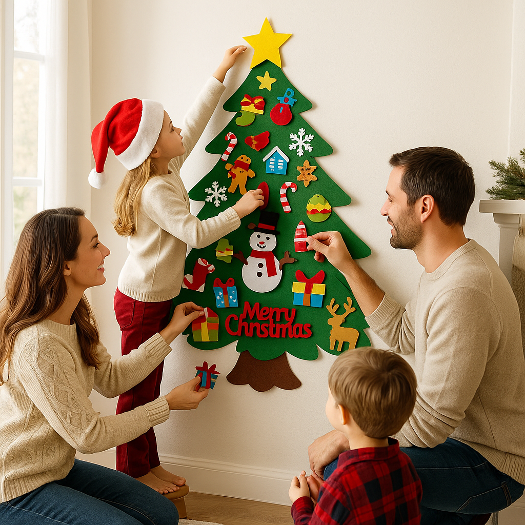 DIY Felt Christmas Tree