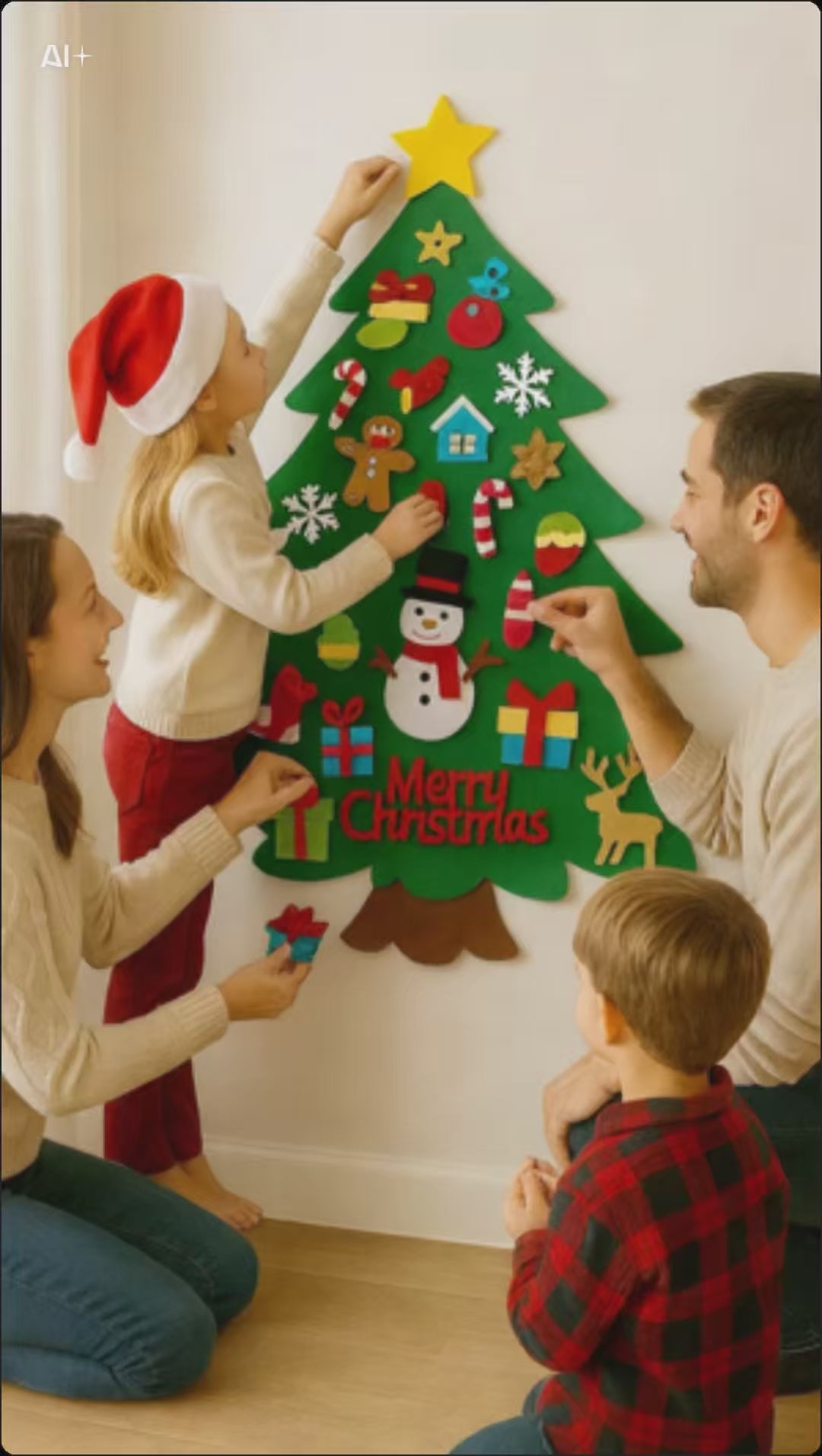 DIY Felt Christmas Tree